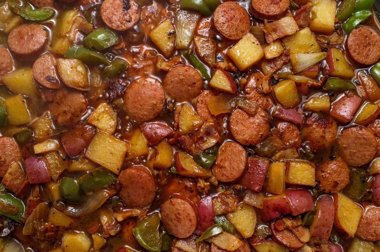 17 Camping Meals You Can Prep Ahead and Heat Over a Single-Burner Stove 22 Sausage and pepper mix