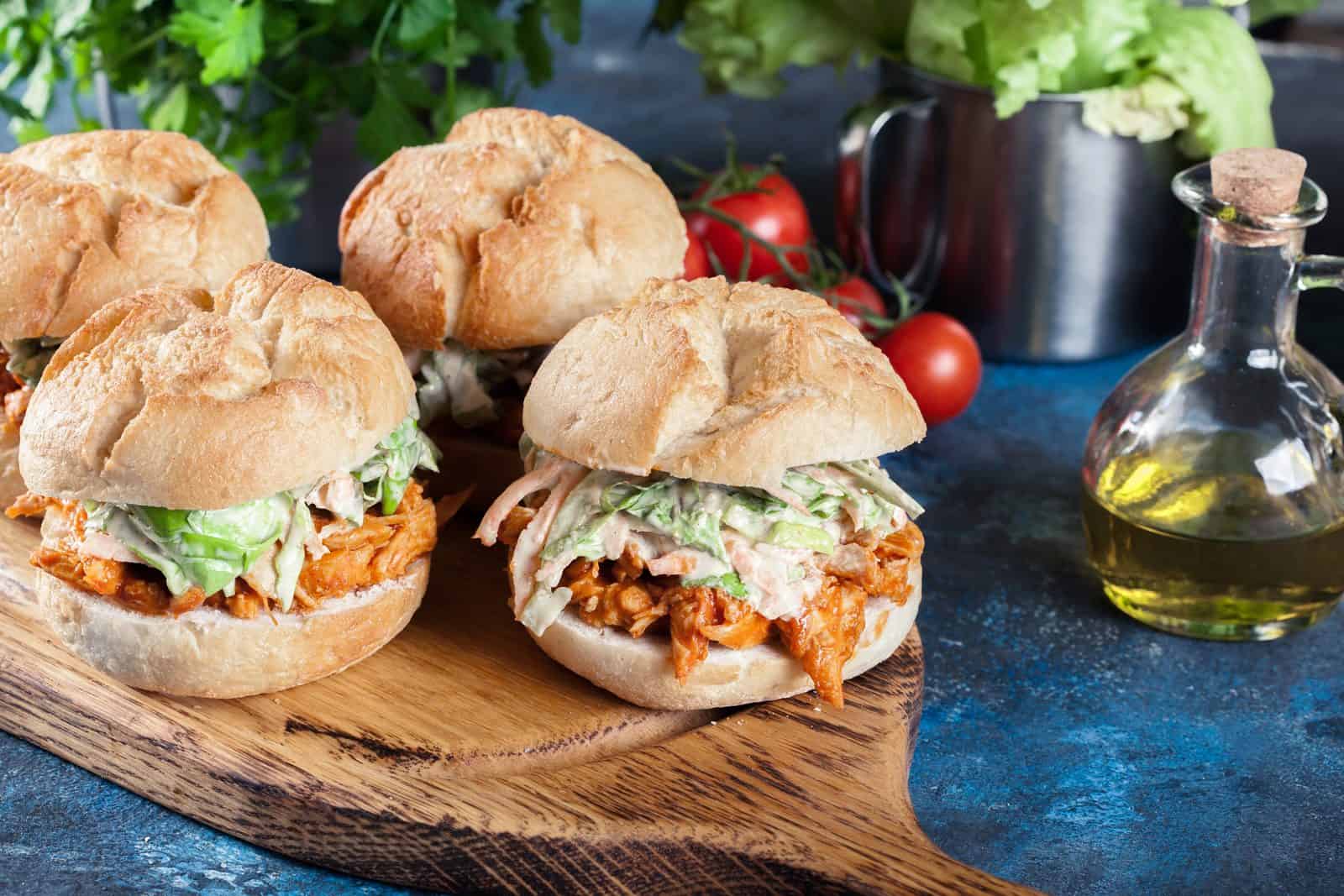 Shredded barbecue chicken