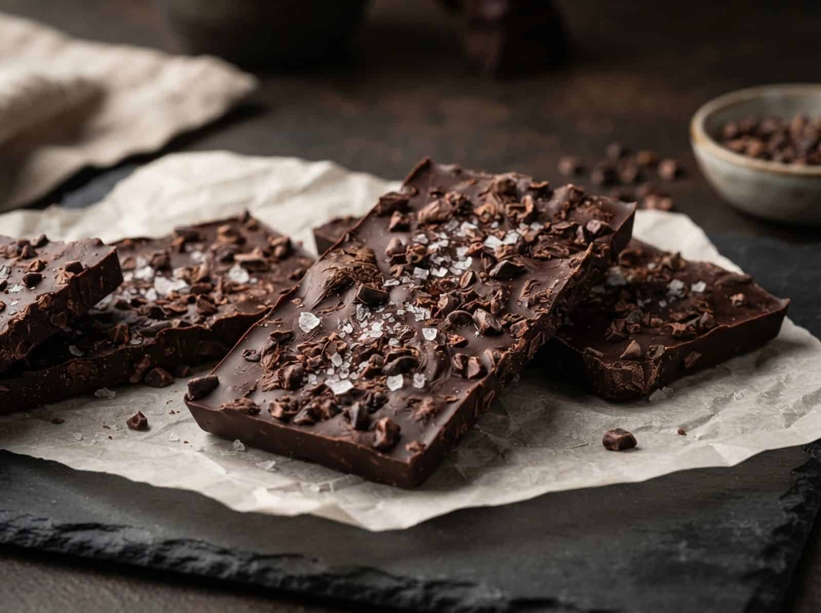 Summer Desserts That Hold Up in the Heat 25 Dark chocolate sea salt bark