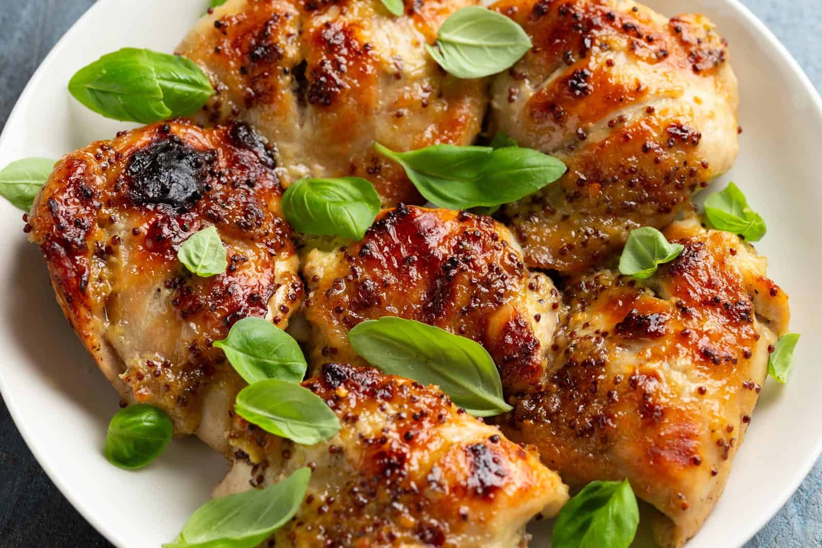 Minute honey garlic boneless skinless chicken thigh