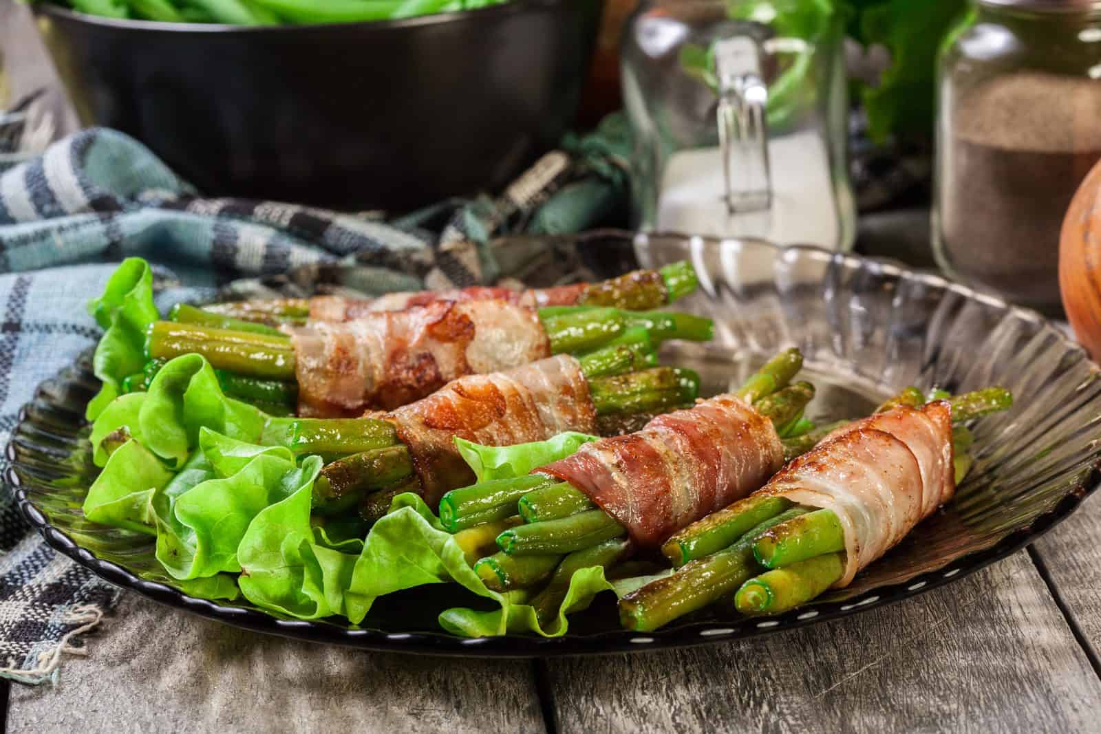 BBQ Side Dishes for a Memorial Day Cookout 6 Bacon wrapped green bean bundle