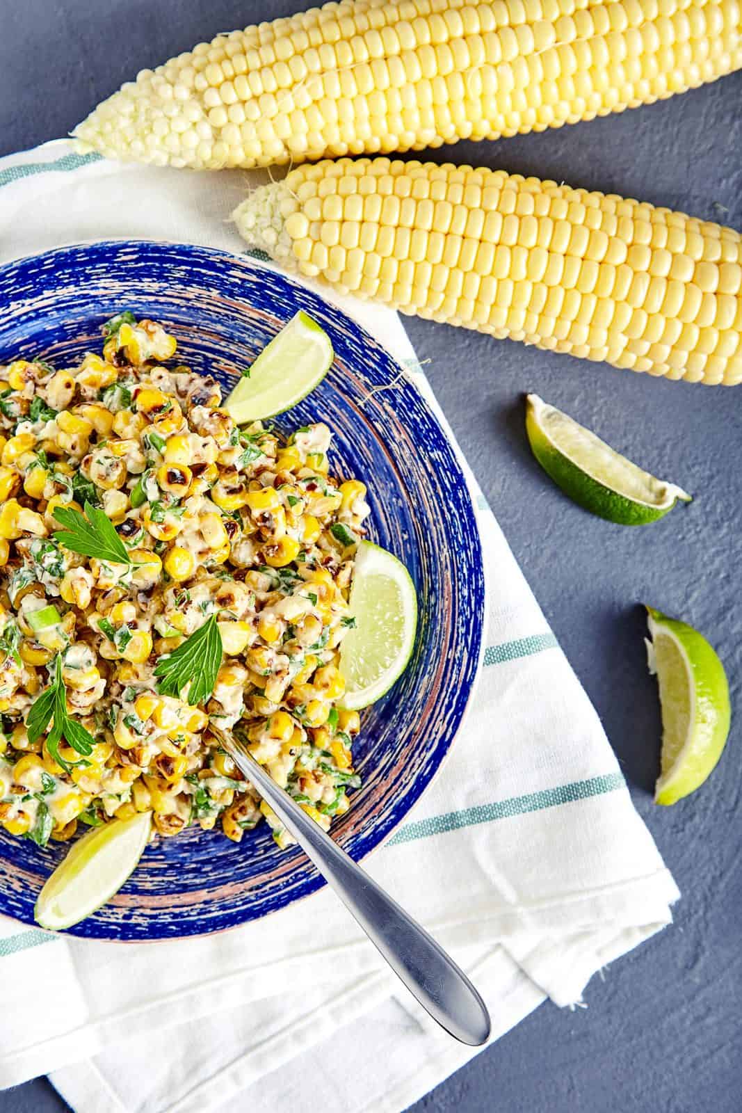 BBQ Side Dishes for a Memorial Day Cookout 14 Cilantro lime mexican street corn salad