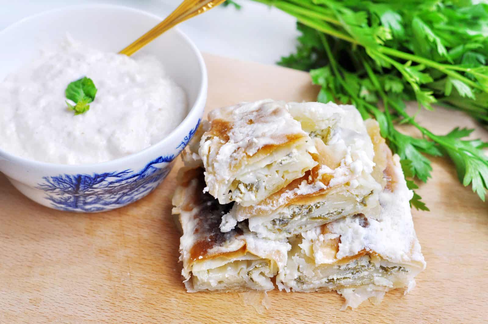 Ricotta and spinach phyllo bite