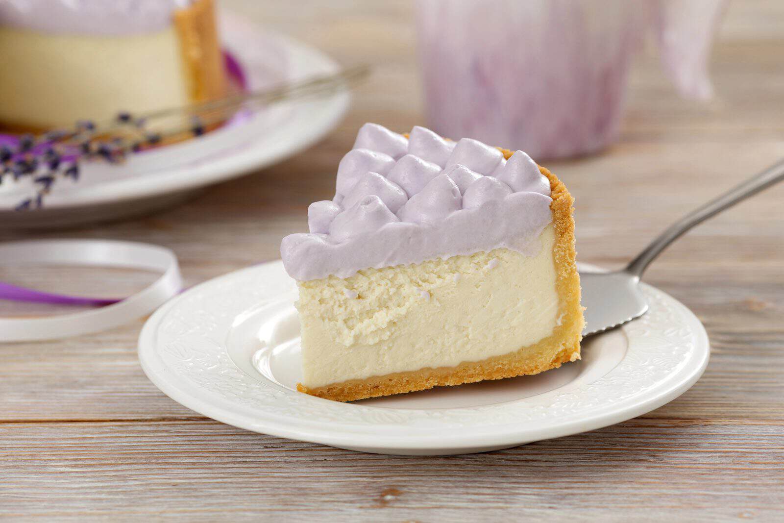 Honey lavender philadelphia cheesecake filling