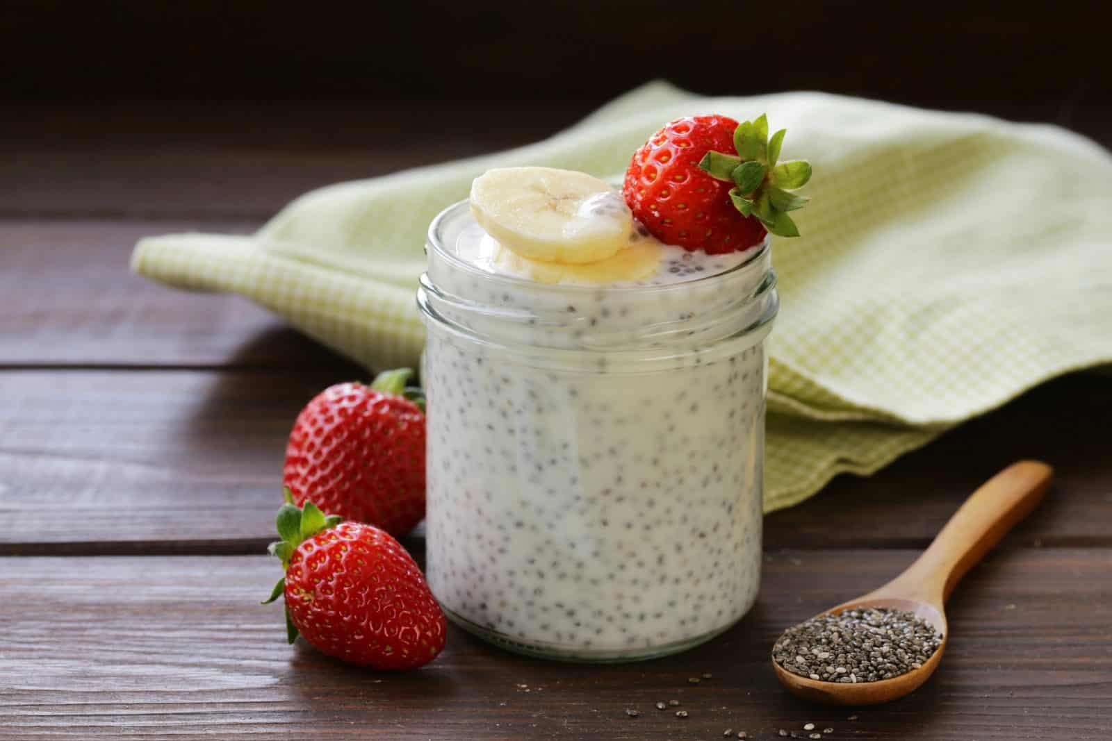 20 Keto Dessert Recipes Anyone Can Pull Off 9 Strawberry coconut chia pudding