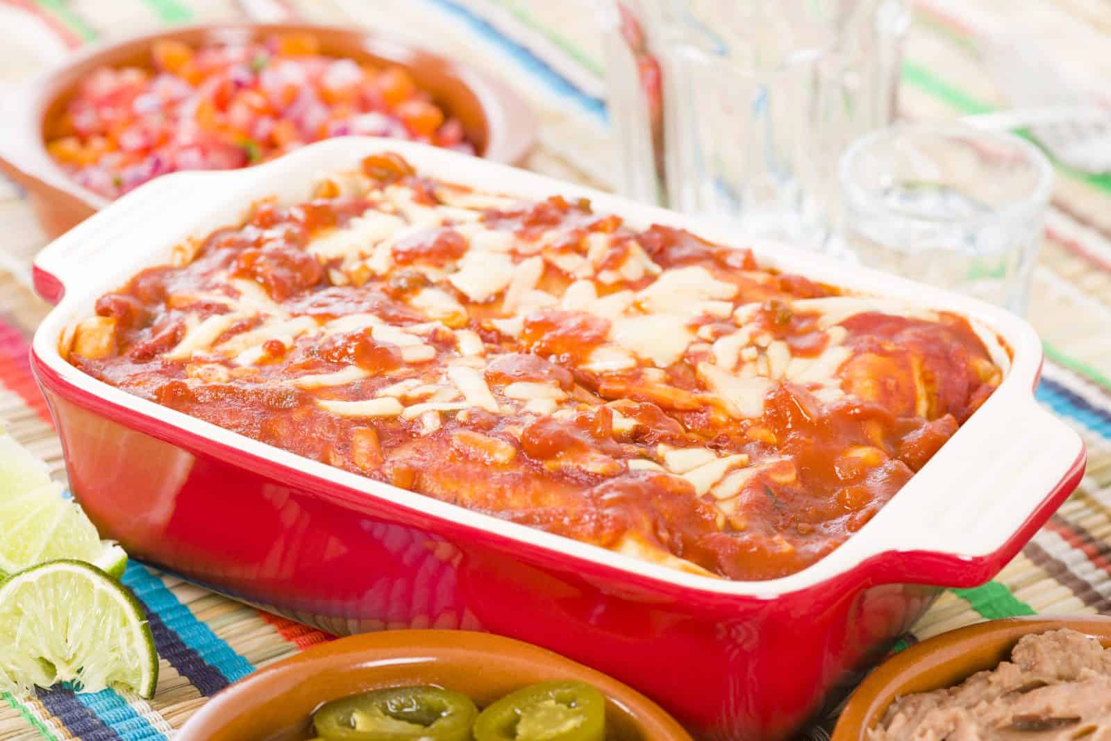 15 Easy Recipes Using Canned Chicken You’ll Actually Love: Quick and Delicious Meal Ideas 18 Canned chicken enchilada casserole