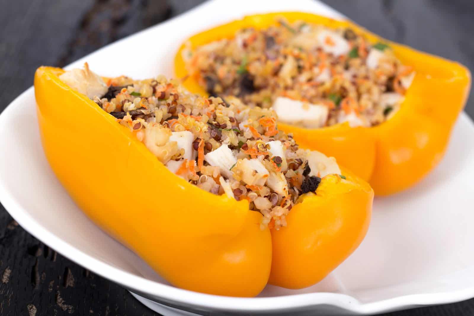15 Easy Recipes Using Canned Chicken You’ll Actually Love: Quick and Delicious Meal Ideas 22 Canned chicken stuffed bell pepper