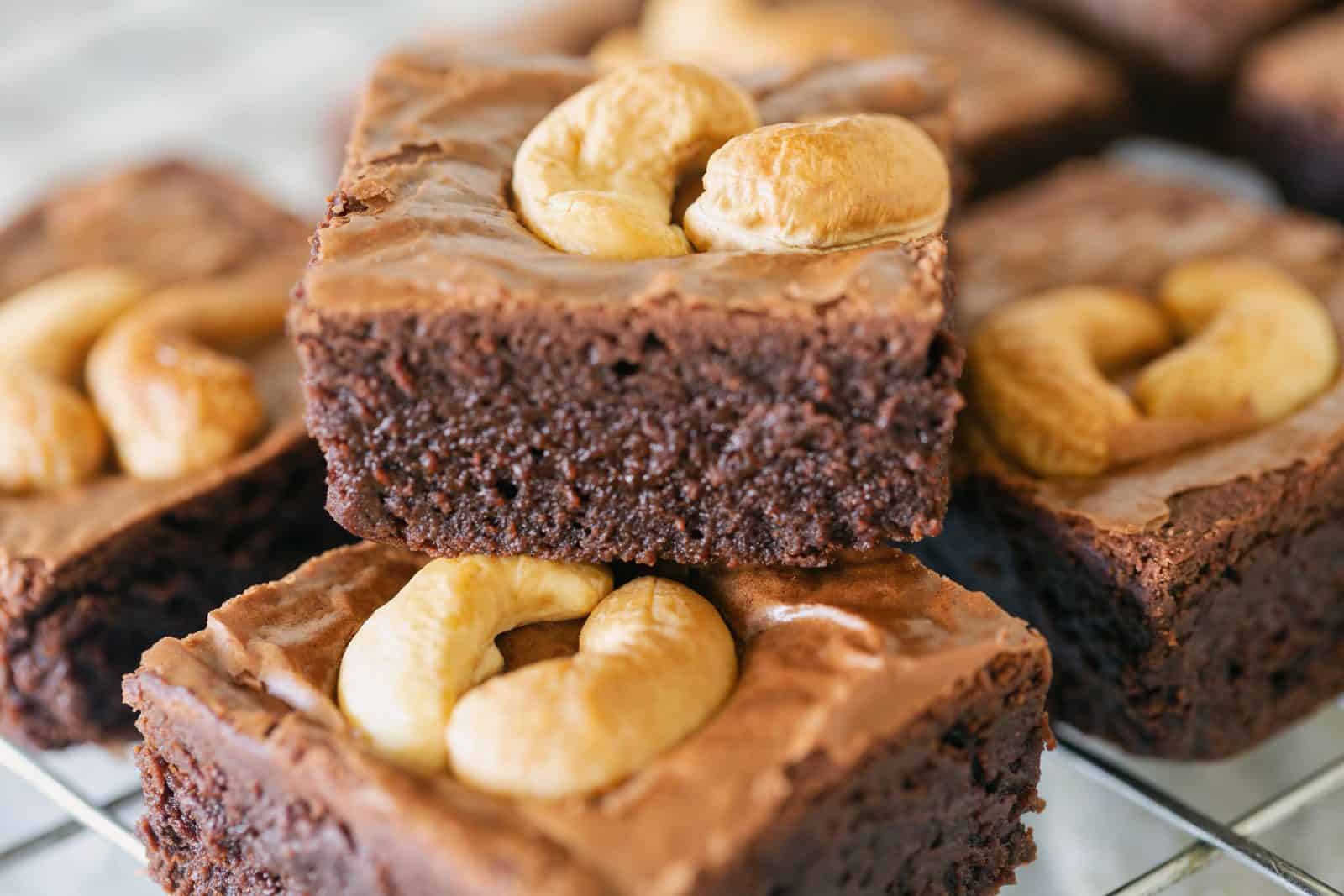 Cookie butter swirl brownie