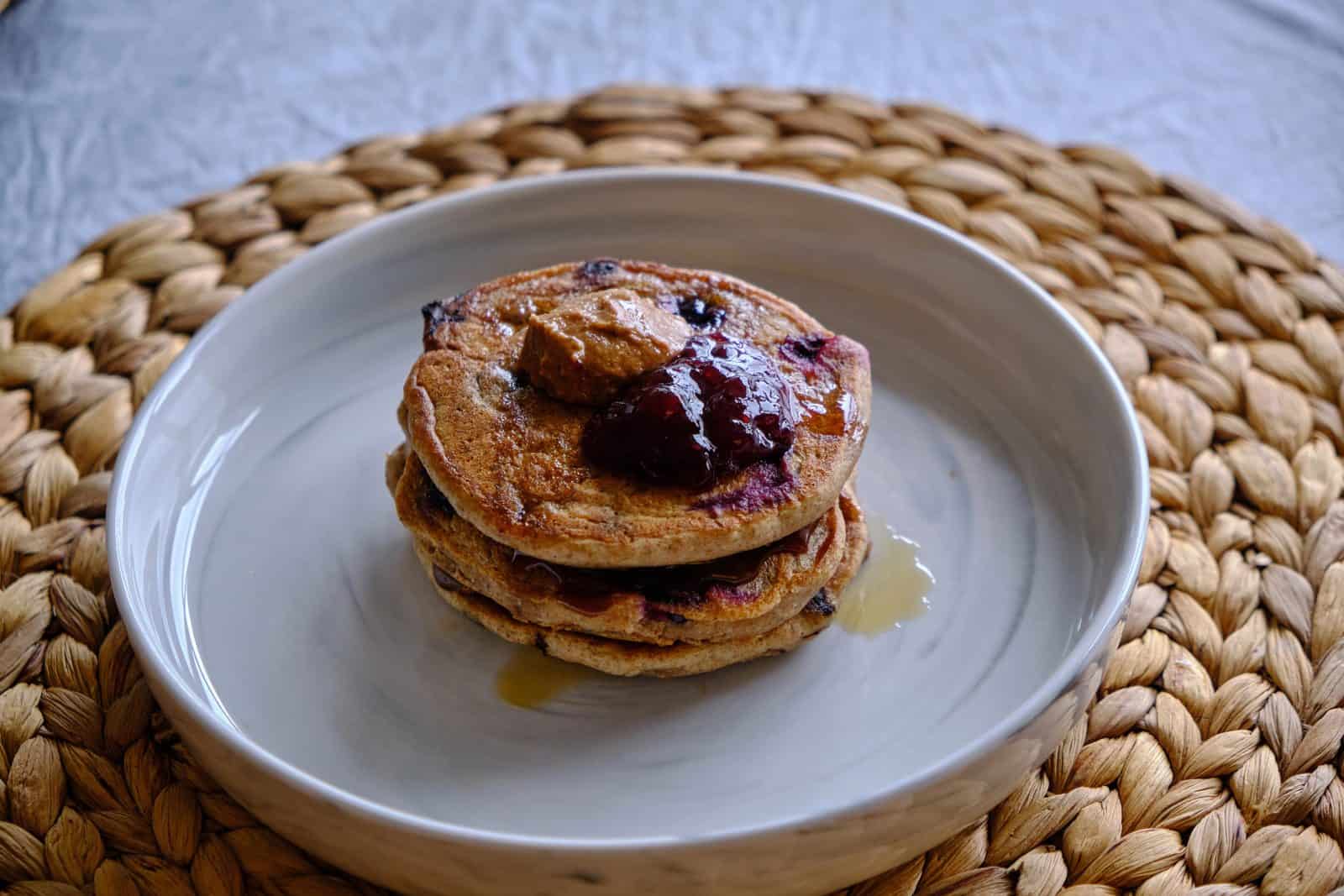 Fluffy cookie butter pancake
