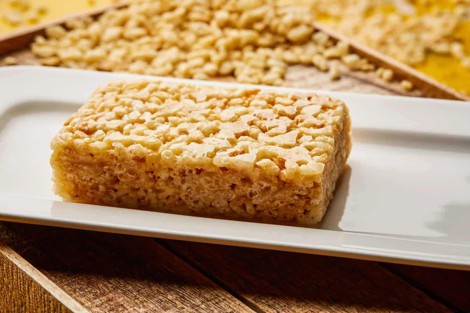 Cookie butter rice krispie treat