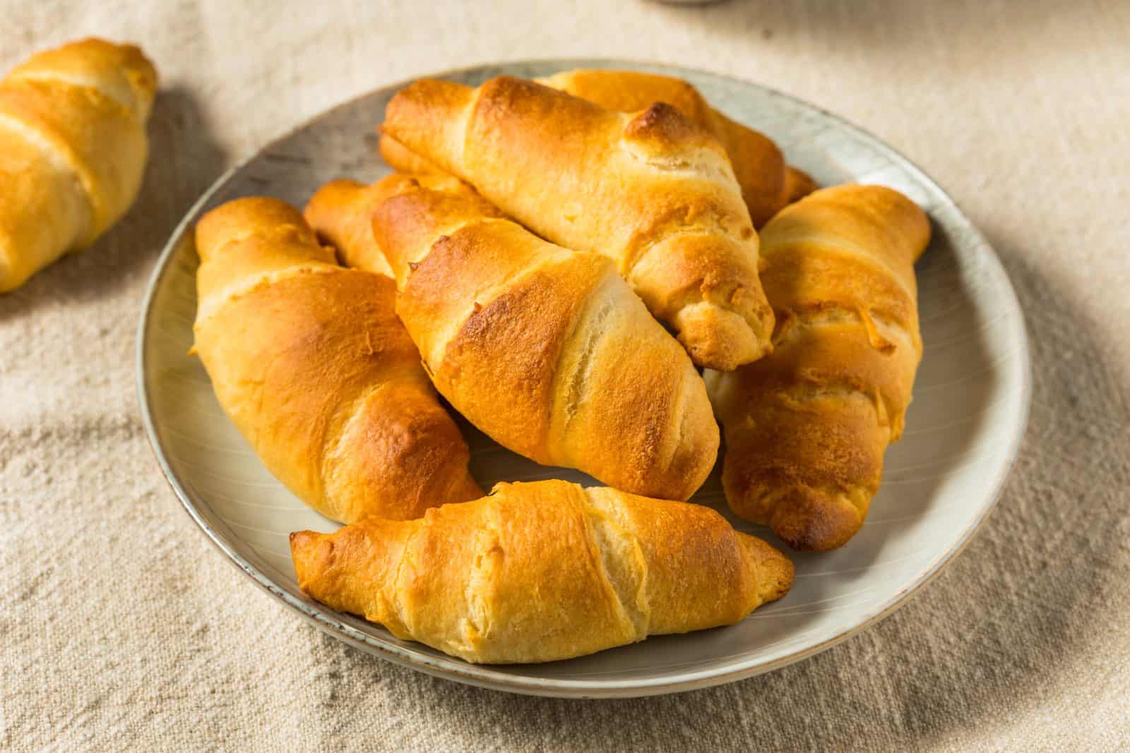 Cookie butter stuffed crescent roll