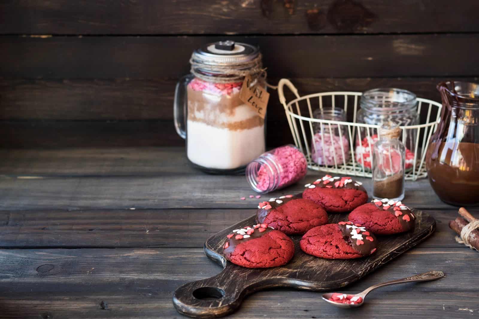 Red velvet cookie mix