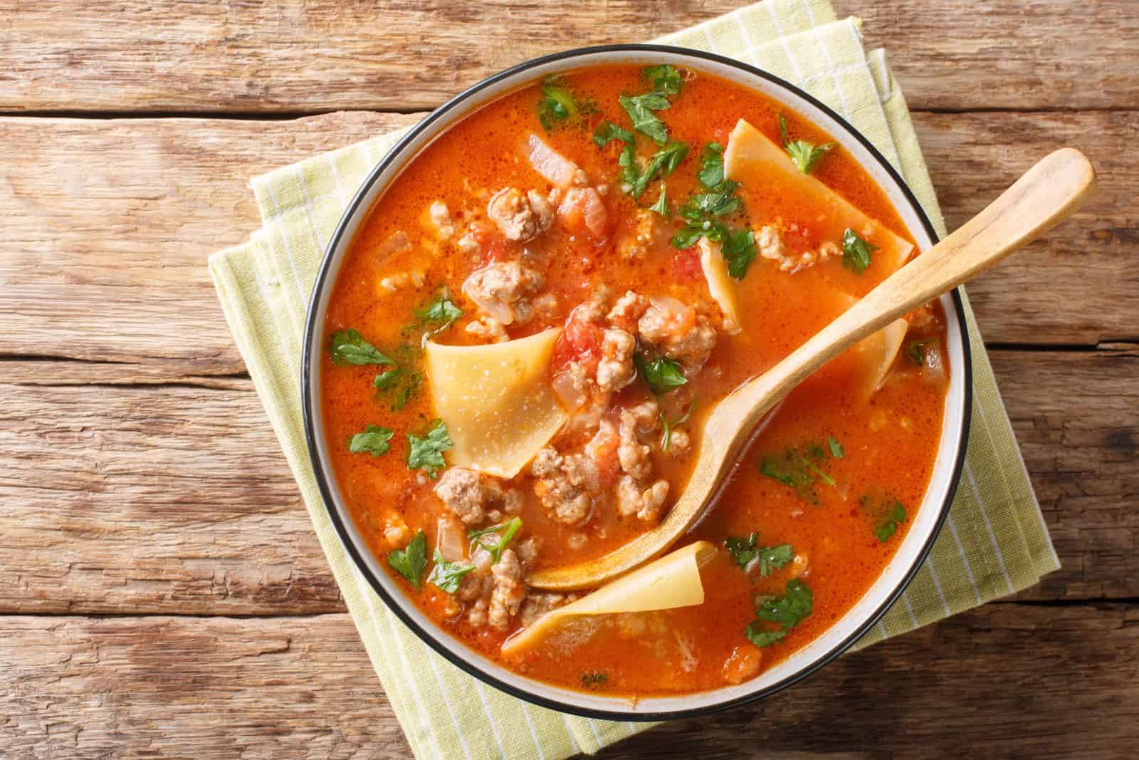 25 Dump-and-Go Slow Cooker Soups for Chilly Nights 74 Lasagna soup