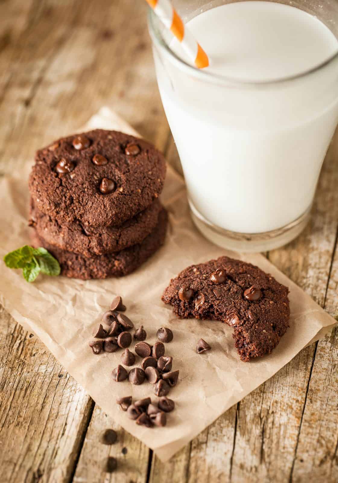 Double chocolate cookie