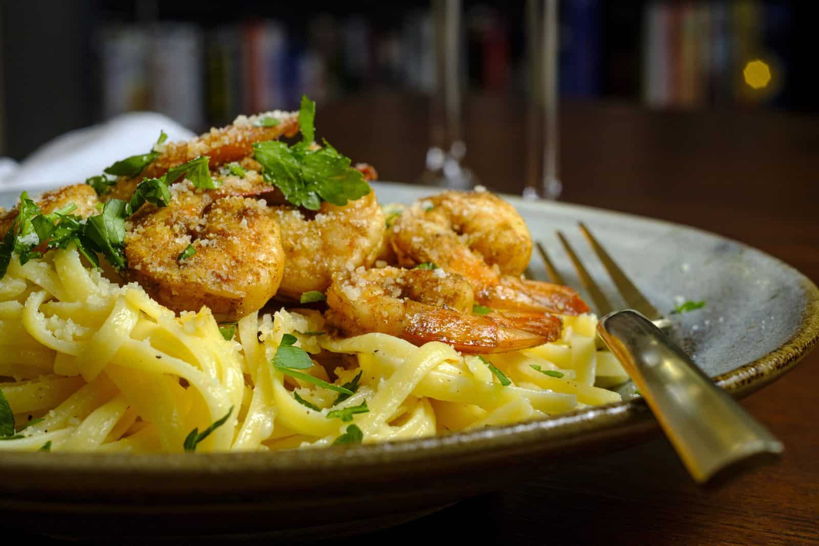Cajun shrimp pasta casserole
