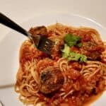 Authentic yet easy, Spaghetti & Meatballs