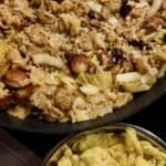 Fridge Leftover Fried Rice with Chinese Cabbage and Sausage