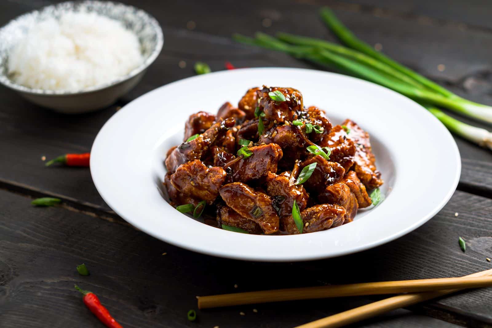 25 Dump-and-Bake Casserole Recipes for Busy Moms 56 General Tso's chicken