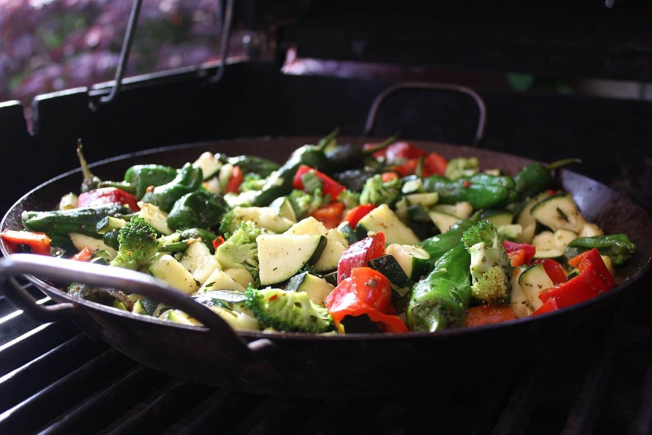 Smoked Appetizers for BBQ Season 57 Smoky Grilled Vegetable Platter on a plate