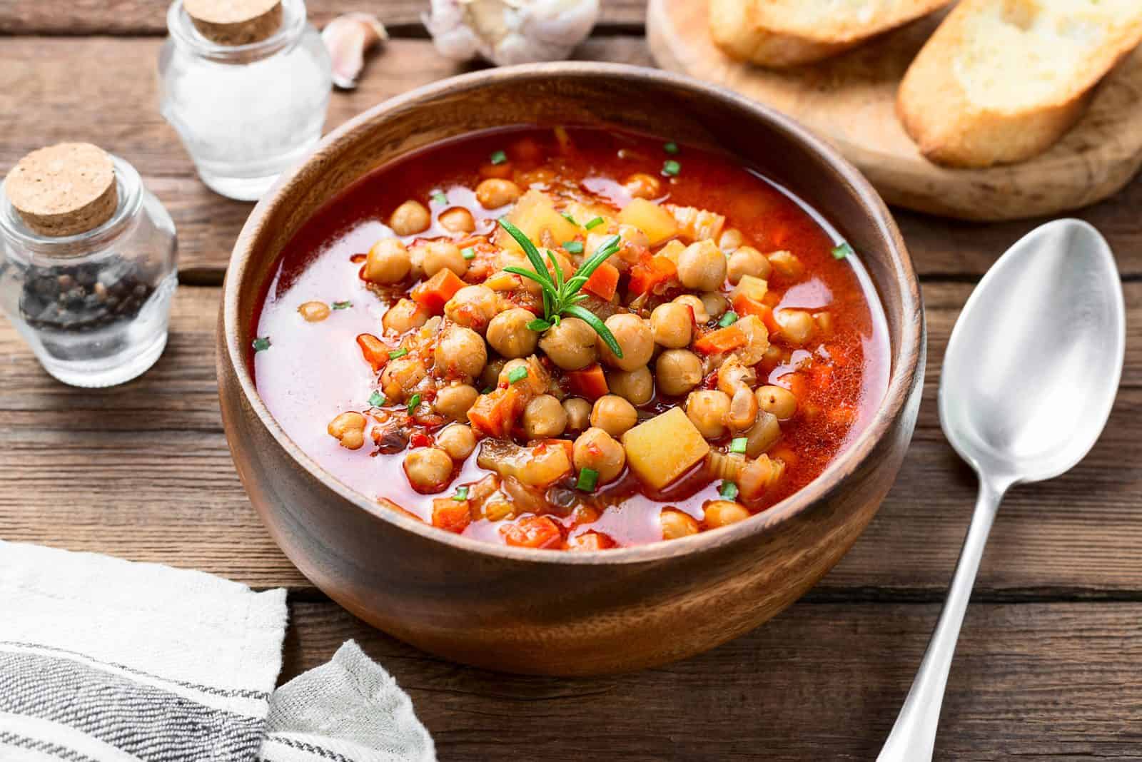 Moroccan chickpea stew