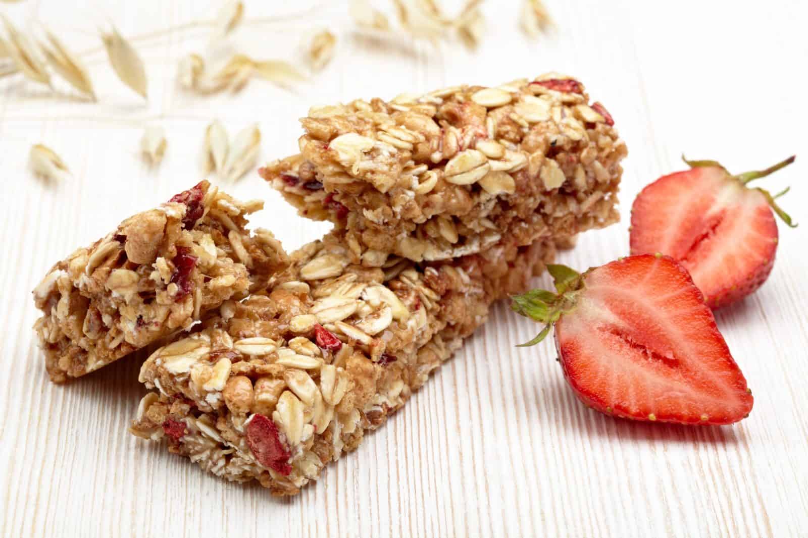 No-Bake Cereal Bars on a plate