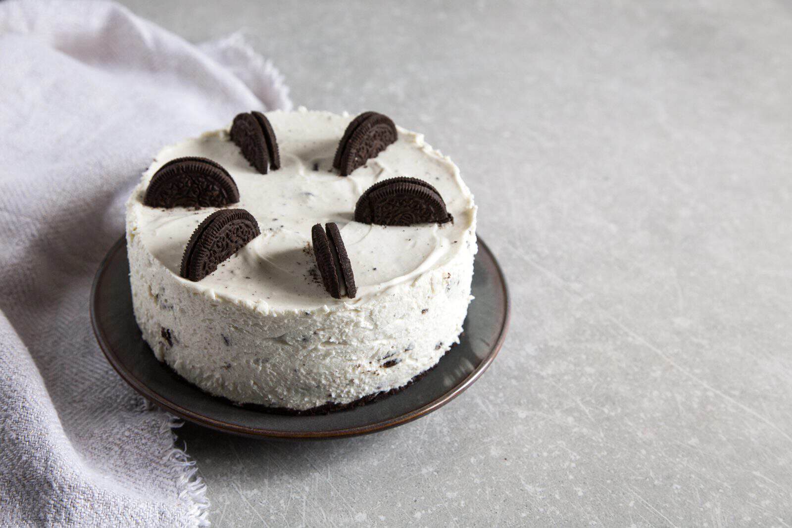 Oreo Cheesecake Cookies on a plate