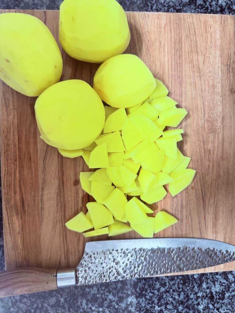 Potato slicing and thickness