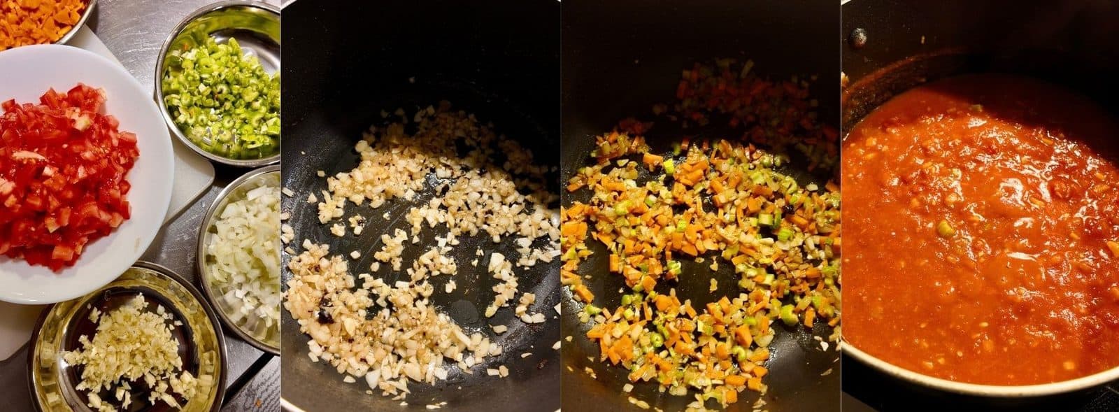 Process of making the tomato sauce