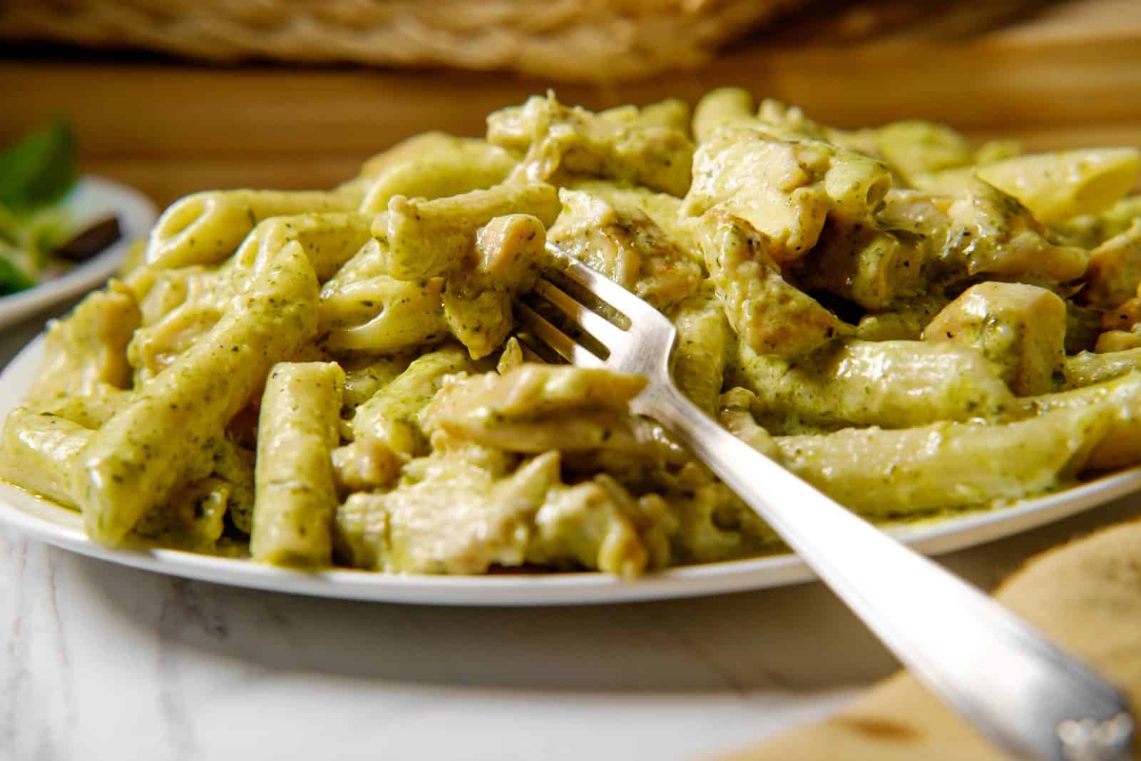 22 Quick Canned Chicken Recipes You’ll Love for Easy Meals! 76 Pesto chicken pasta