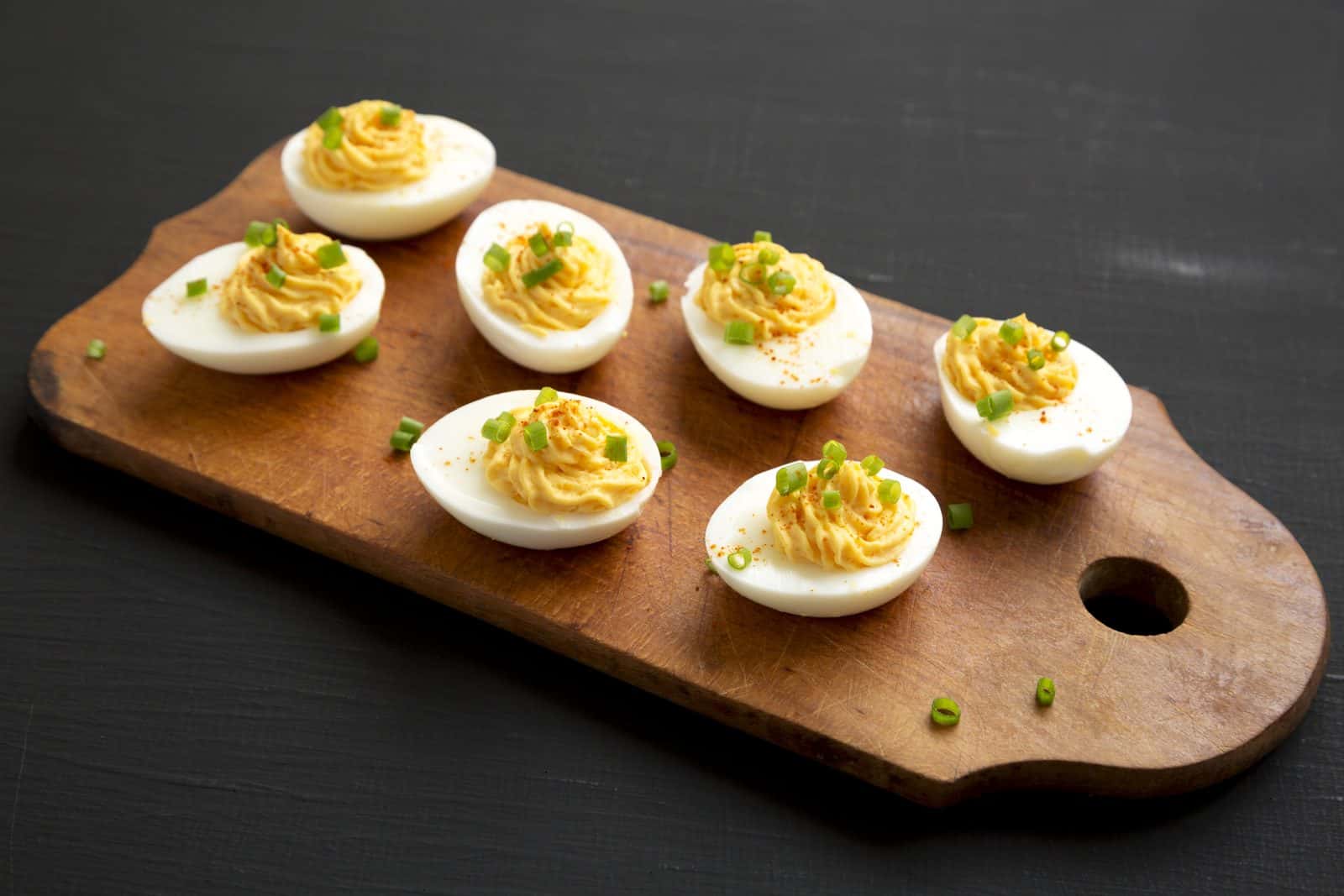Smoked Appetizers for BBQ Season 35 BBQ Smoked Deviled Eggs on a plate