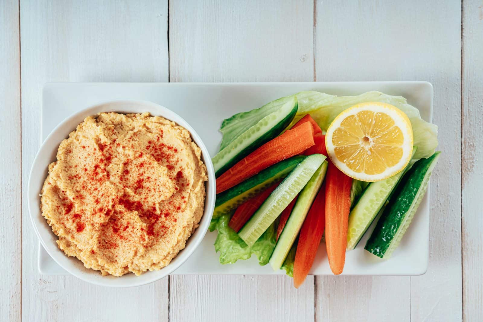 Smoked Appetizers for BBQ Season 49 Smoked Paprika Hummus on a plate