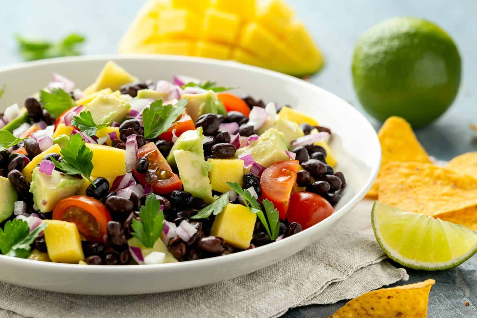 22 Room-Temperature Appetizers That Travel Well 64 Spicy mango and avocado salsa scoop